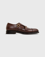 Load image into Gallery viewer, Double Monk Strap in Espresso Calfskin
