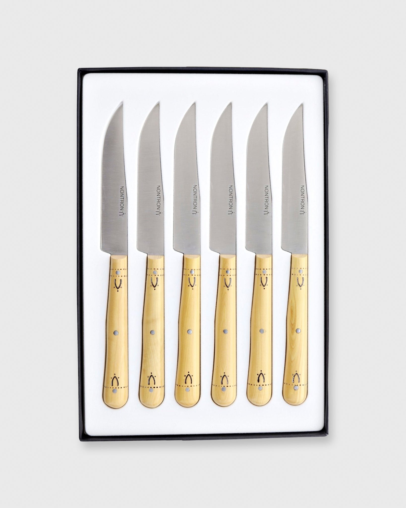 Steak Knives (Set of 6) in Blue Compressed Fabric
