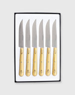 Load image into Gallery viewer, Steak Knives (Set of 6) in Woodburned Boxwood
