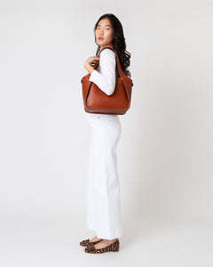 Lucie Bag in English Tan Leather