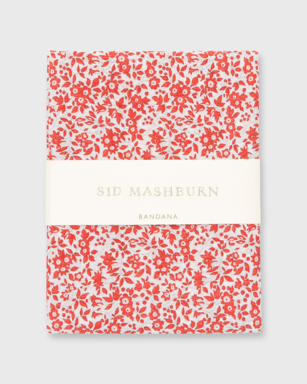 Bandana in Red/White Chamomile Liberty Fabric