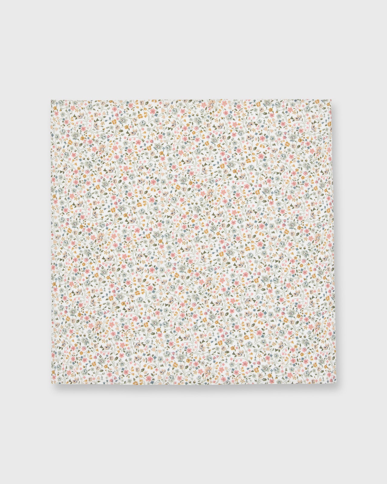 Cotton Print Pocket Square in Multicolor Kimberely & Sarah Po Liberty Fabric