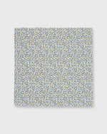 Load image into Gallery viewer, Anyway Scarf in Mustard/Pastel Blue Floriana Liberty Fabric
