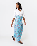 Load image into Gallery viewer, Ashley Pareo in Turquoise Jannah Liberty Fabric
