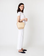 Load image into Gallery viewer, Paola Bucket Bag in Natural Straw
