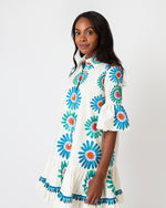 Load image into Gallery viewer, Choux Dress in Daisy Place White
