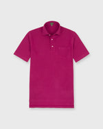 Load image into Gallery viewer, Short-Sleeved Polo in Brambleberry Pima Pique
