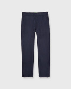 Tailored Track Pant in Air Force Blue Wool Stretch Flannel