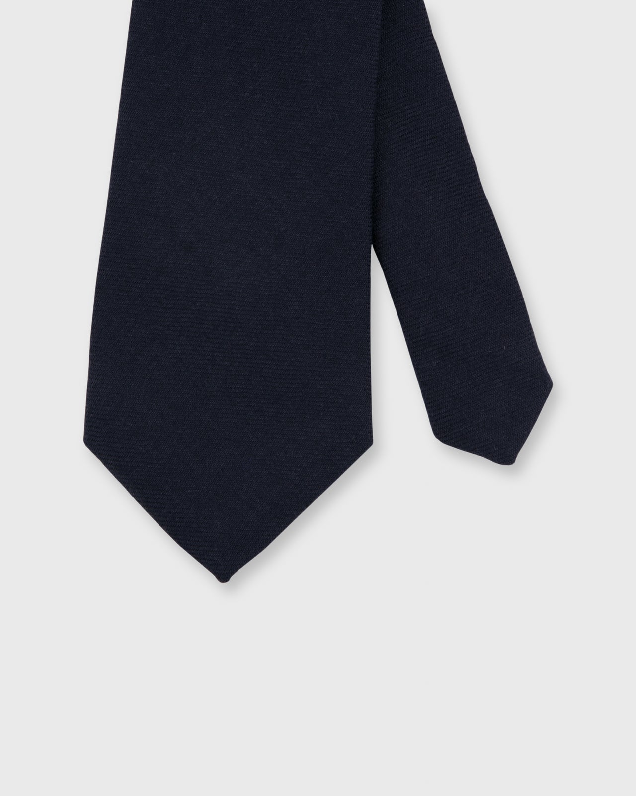 Wool Tie Navy Flannel