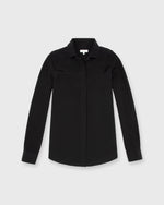 Load image into Gallery viewer, Icon Blouse in Black Silk Crepe de Chine
