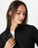 Load image into Gallery viewer, Quilted M65 Jacket in Charcoal Flannel
