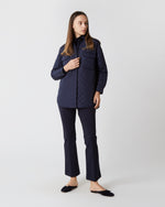 Load image into Gallery viewer, Sena Quilted Jacket in Navy Chiffon
