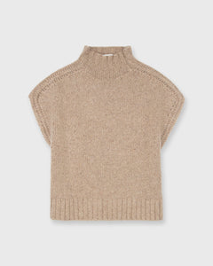 Athena Sweater in Camel Donegal Cashmere