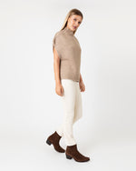 Load image into Gallery viewer, Athena Sweater in Camel Donegal Cashmere
