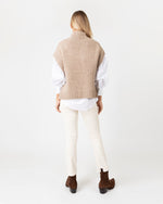 Load image into Gallery viewer, Athena Sweater in Camel Donegal Cashmere
