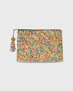 Clay Beaded Bag in Multicolor