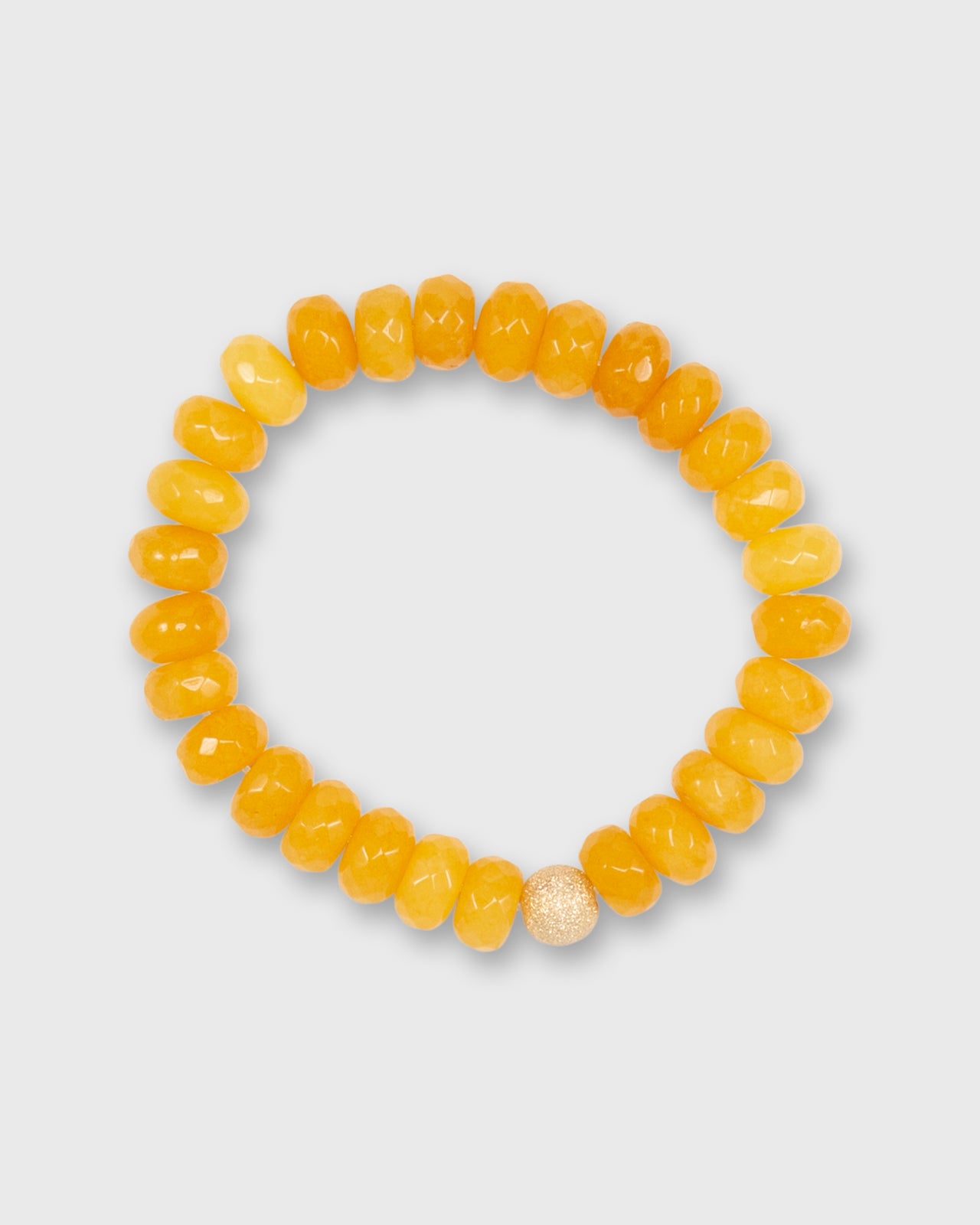Monochrome Beaded Bracelet in Yellow