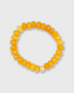Monochrome Beaded Bracelet in Yellow