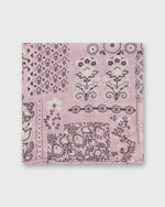 Load image into Gallery viewer, Cotton Print Pocket Square in Pink Patchwork Paisley
