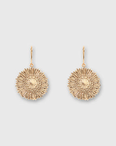 Helianthus Earrings in Gold