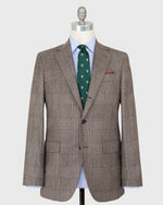 Load image into Gallery viewer, Virgil No. 2 Suit in Brown/Bone/Spruce Wool/Cashmere Flannel
