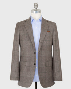 Virgil No. 2 Suit in Brown/Bone/Spruce Wool/Cashmere Flannel