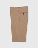 Load image into Gallery viewer, Side-Tab Dress Trouser in Camel Stretch Flannel
