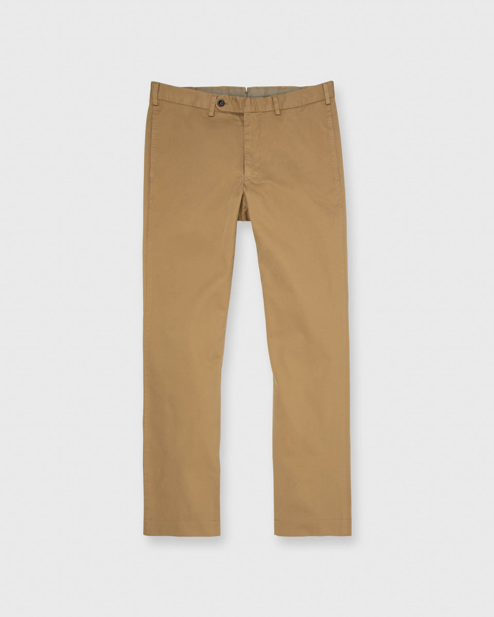 Garment-Dyed Sport Trouser in British Khaki High Ridge Twill | Shop Sid ...