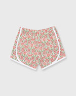 Load image into Gallery viewer, Track Short in Pink/Red Honeysuckle Liberty Fabric

