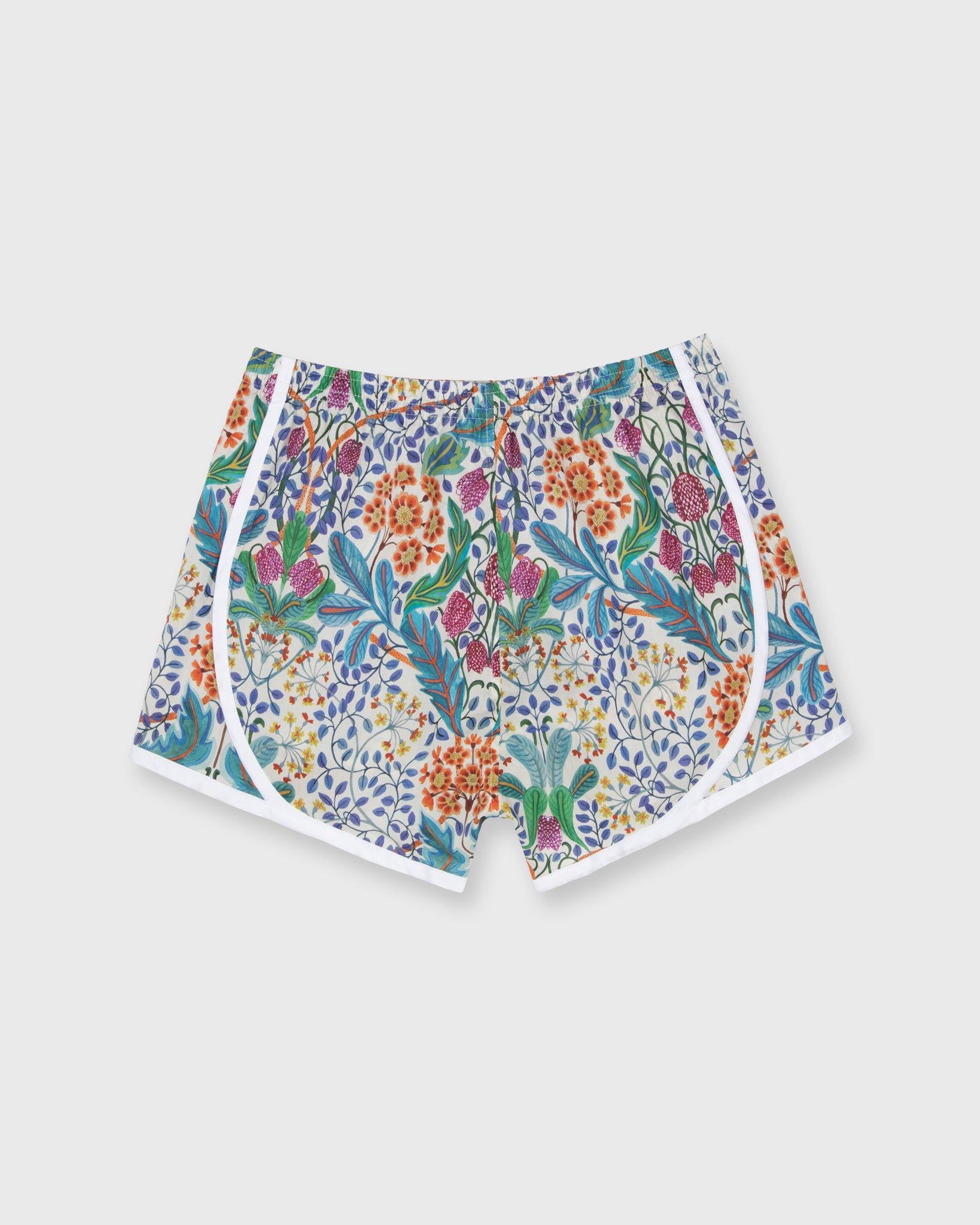 Track Short in Ivory Multi Elm House Liberty Fabric