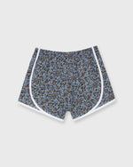 Load image into Gallery viewer, Track Short in Light Blue/Coral Star Anise Liberty Fabric
