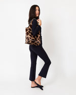 Load image into Gallery viewer, Large Paola Bucket Bag in Giraffe Calf Hair
