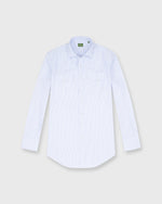 Load image into Gallery viewer, Western Work Shirt in Blue/White University Stripe Oxford
