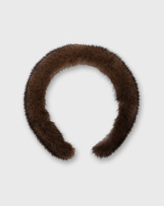 Mink Headband in Brown
