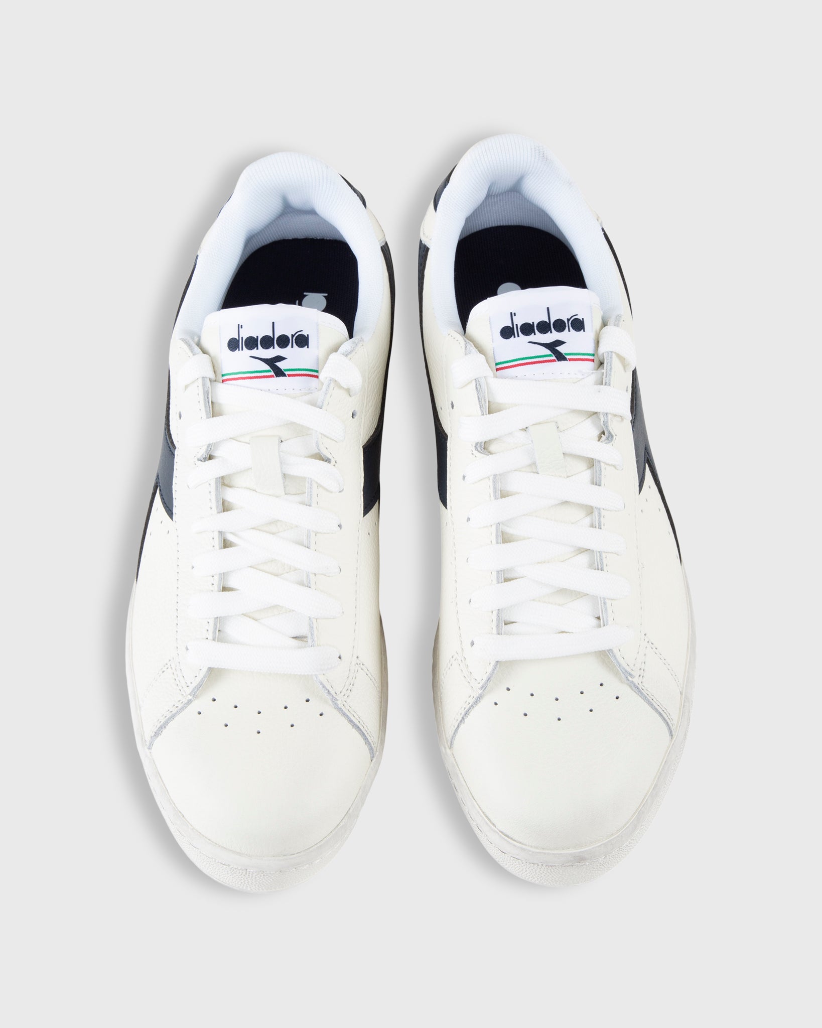 Game L Low Sneaker in White/Caspian Blue