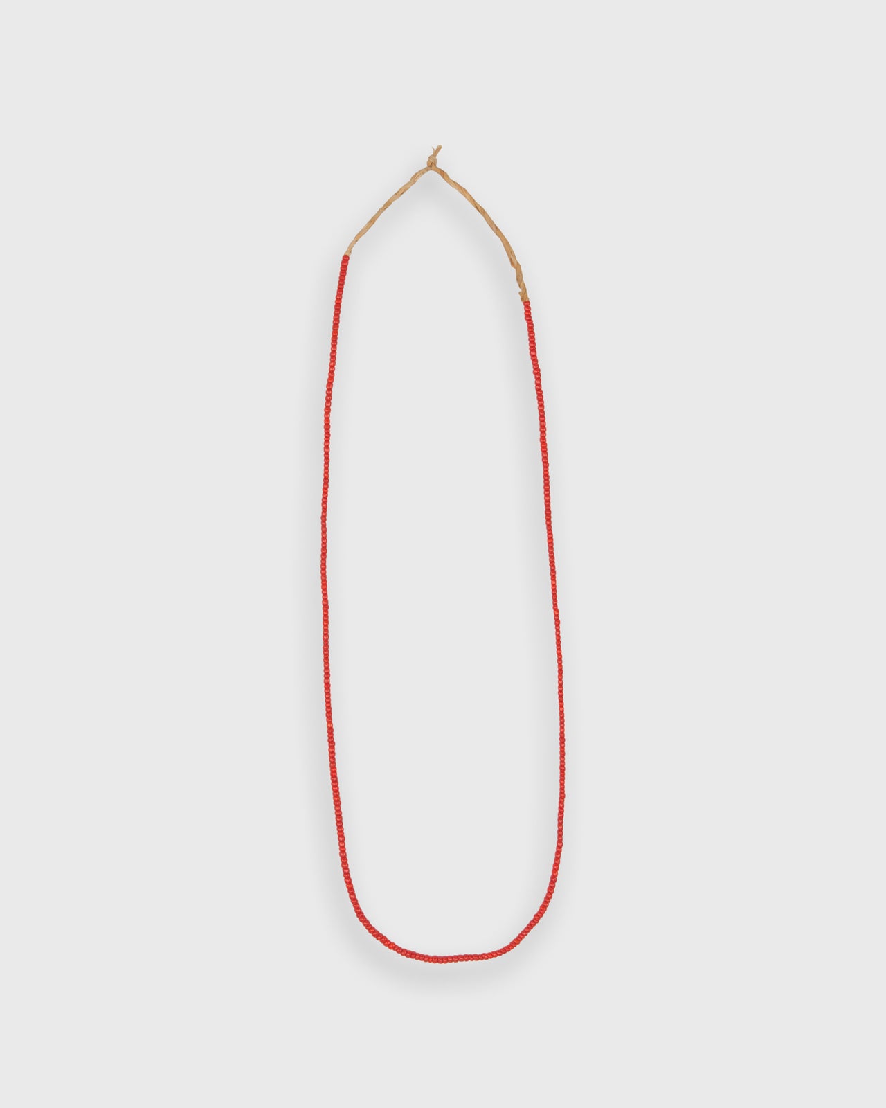 Tiny African Beads in Tomato Red