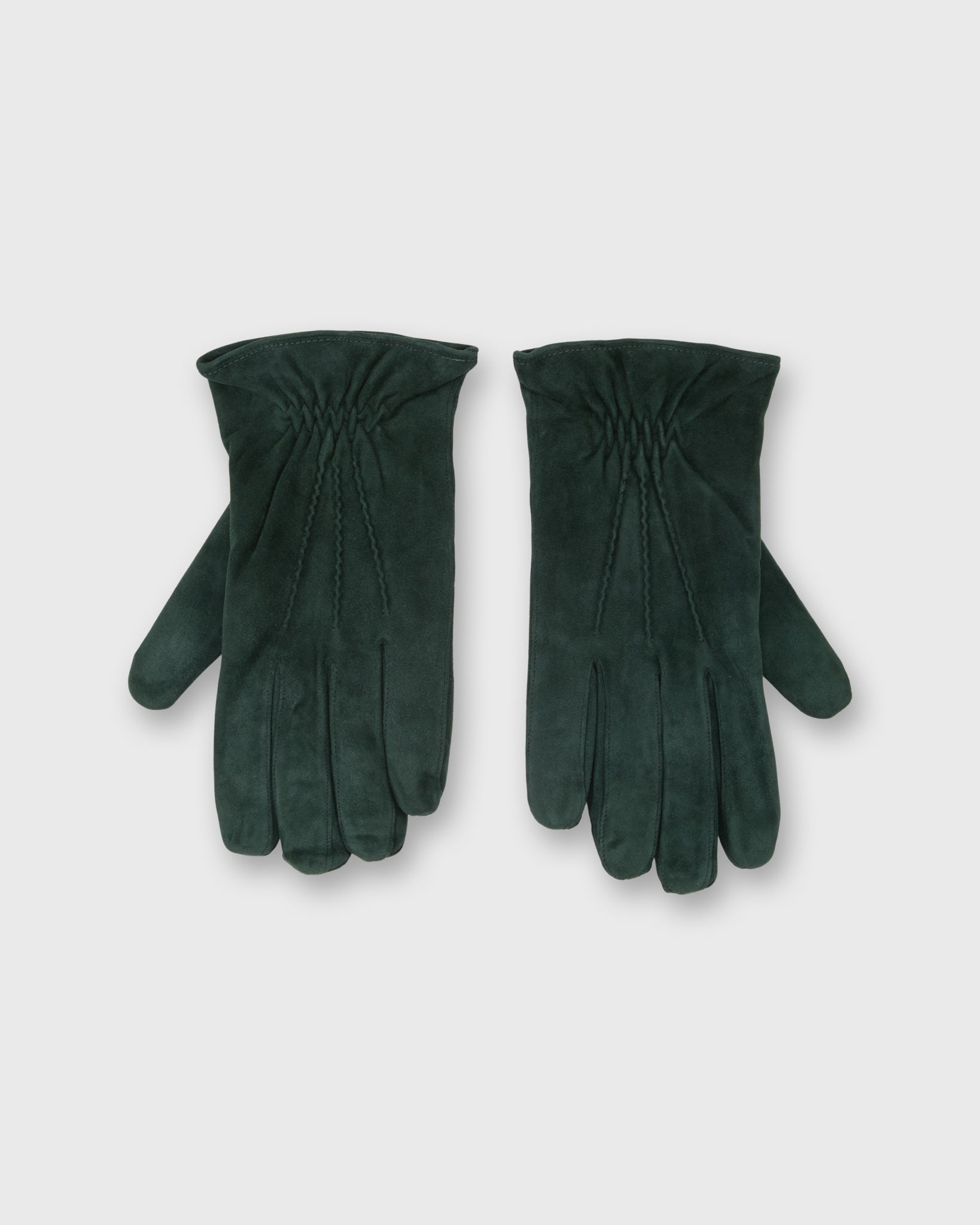 Cashmere-Lined Gloves in Spruce Suede