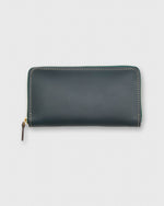 Load image into Gallery viewer, Zip Wallet in Dark Green Leather
