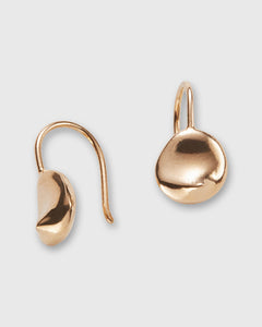 Small Bowl Drop Earrings in Gold-Plated Brass