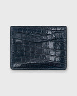 Load image into Gallery viewer, Card Holder in Blue Glazed Alligator
