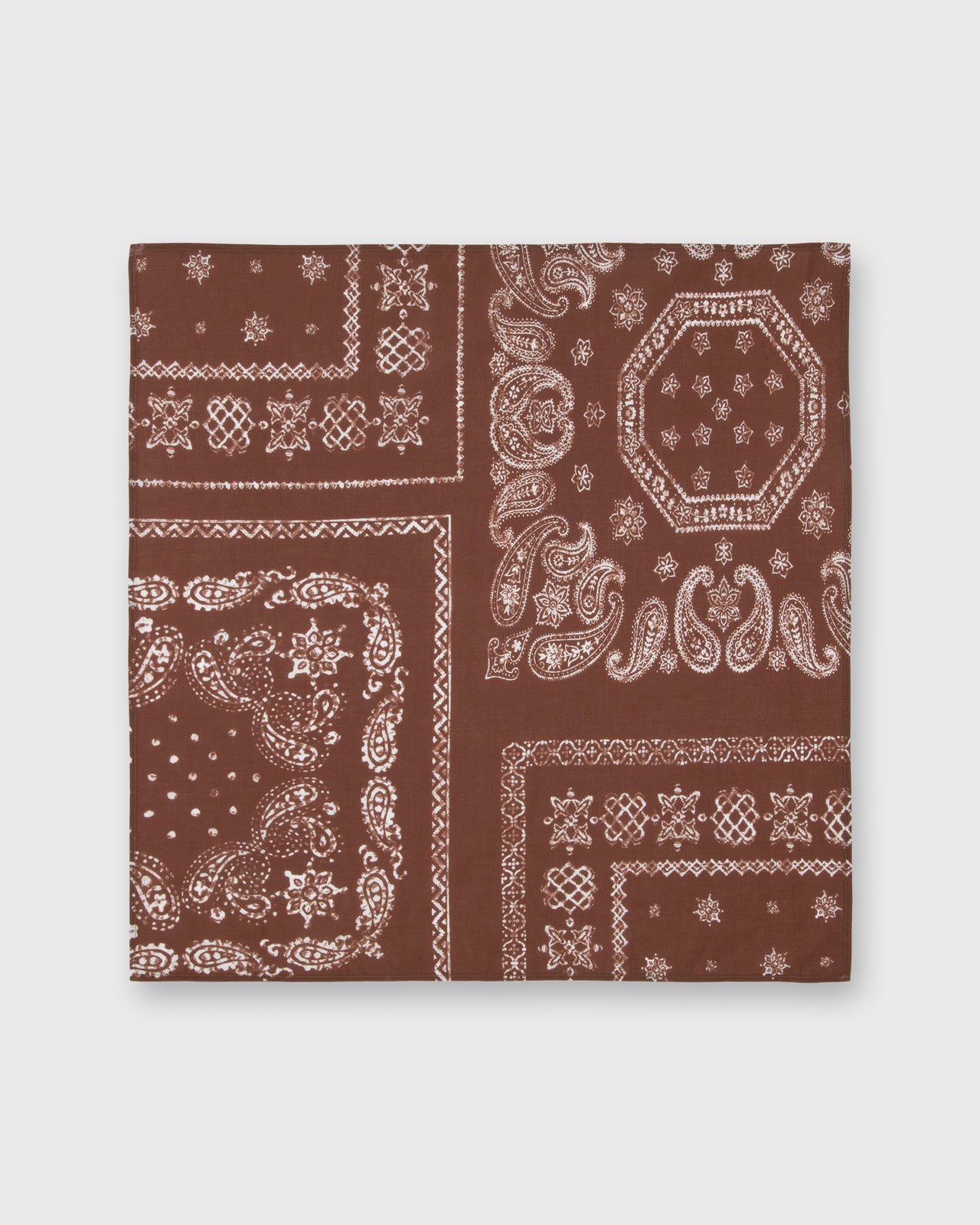 Bandana in Brown Paisley