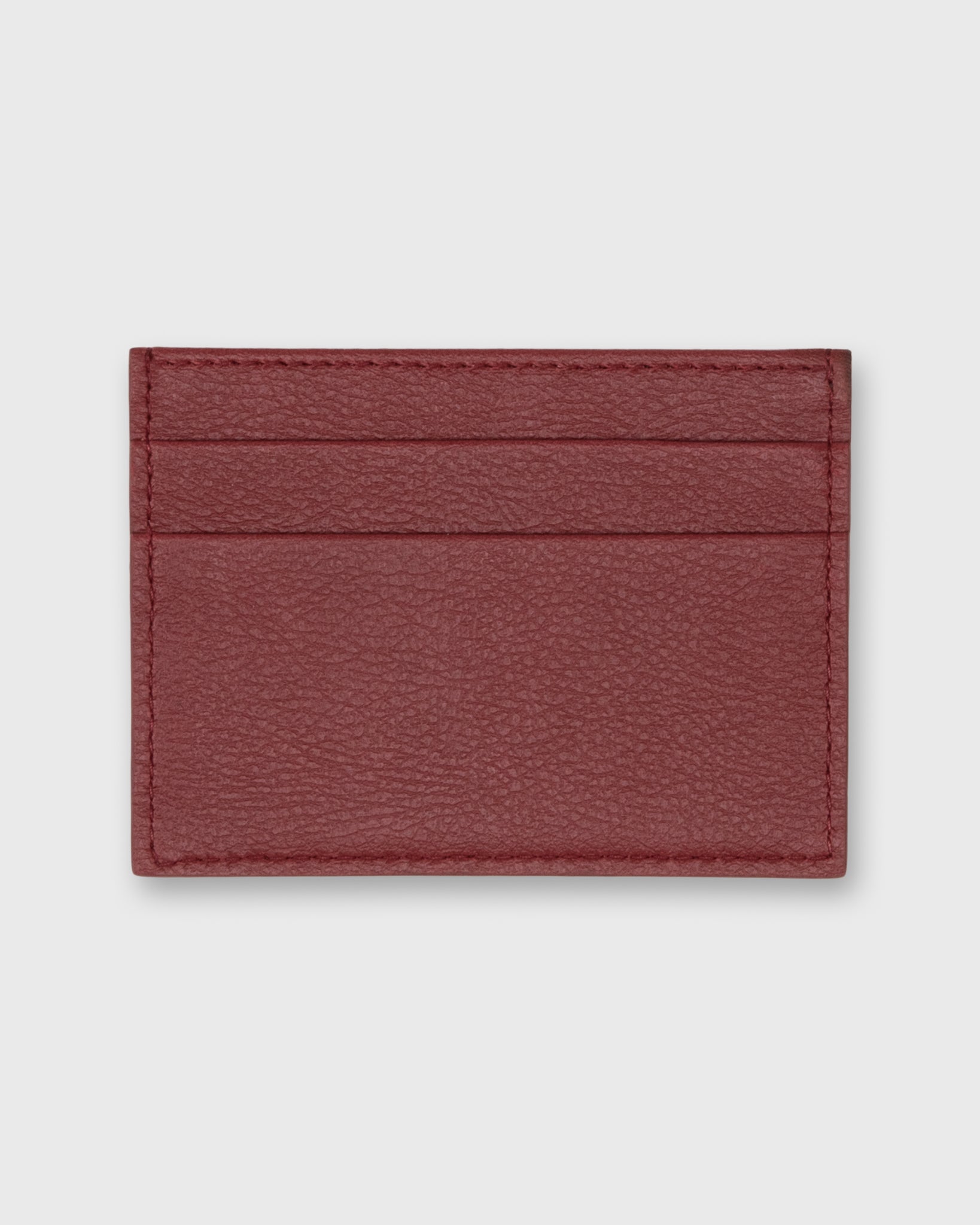 Card Holder in Red Apple Skin