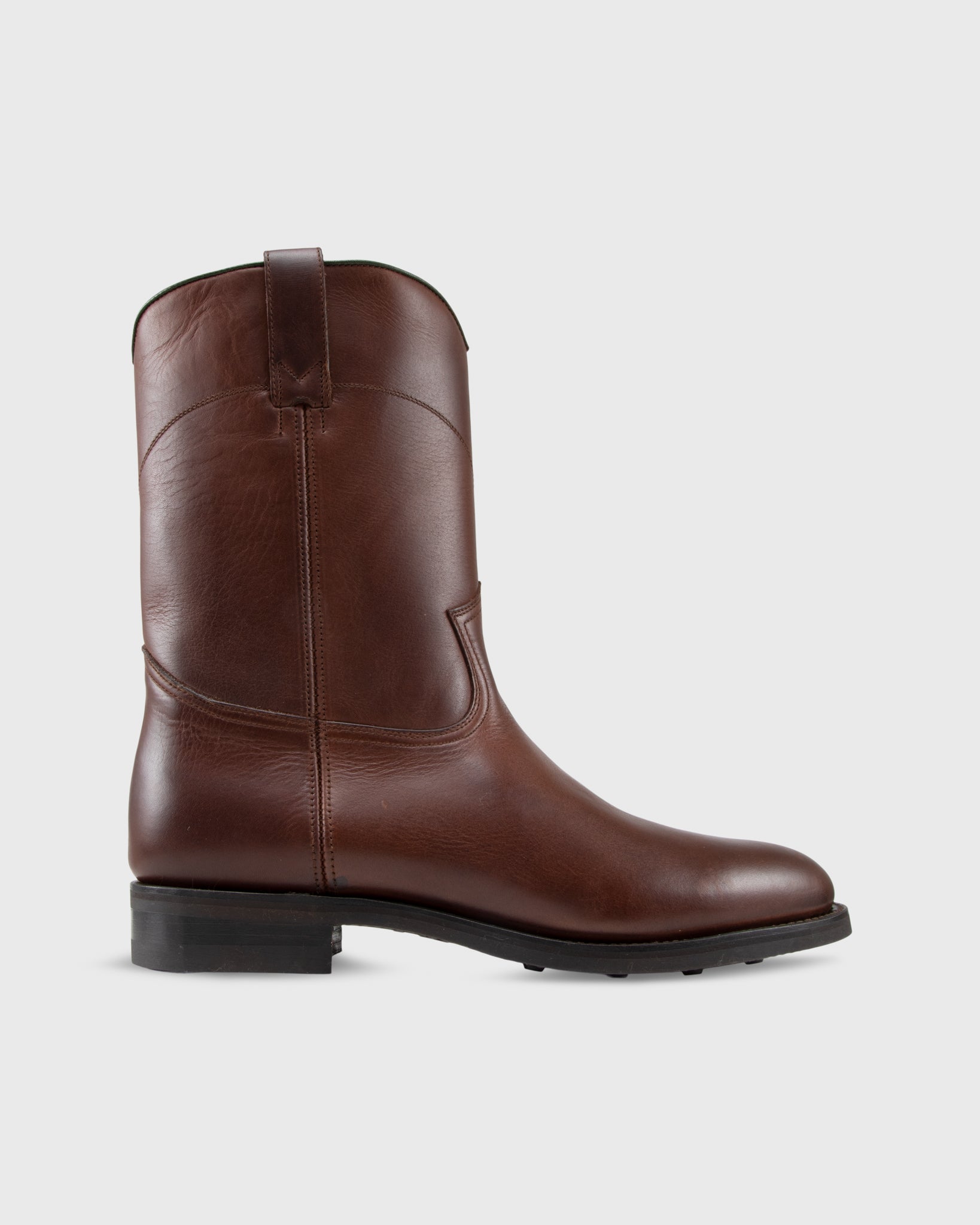 Vaquero Roper Boot in Dark Brown Leather