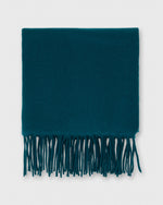 Load image into Gallery viewer, Handwoven Scarf in Hunter Brushed Cashmere Twill
