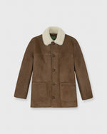 Load image into Gallery viewer, Shearling Coat in Snuff Suede
