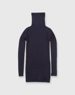 Load image into Gallery viewer, Superfine Funnel-Neck Sweater Navy Cashmere
