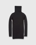 Load image into Gallery viewer, Superfine Funnel-Neck Sweater Black Cashmere

