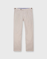 Load image into Gallery viewer, Garment-Dyed Pleated Sport Trouser in Stone AP Lightweight Twill
