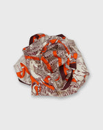 Load image into Gallery viewer, Turgot Square Scarf in Orange
