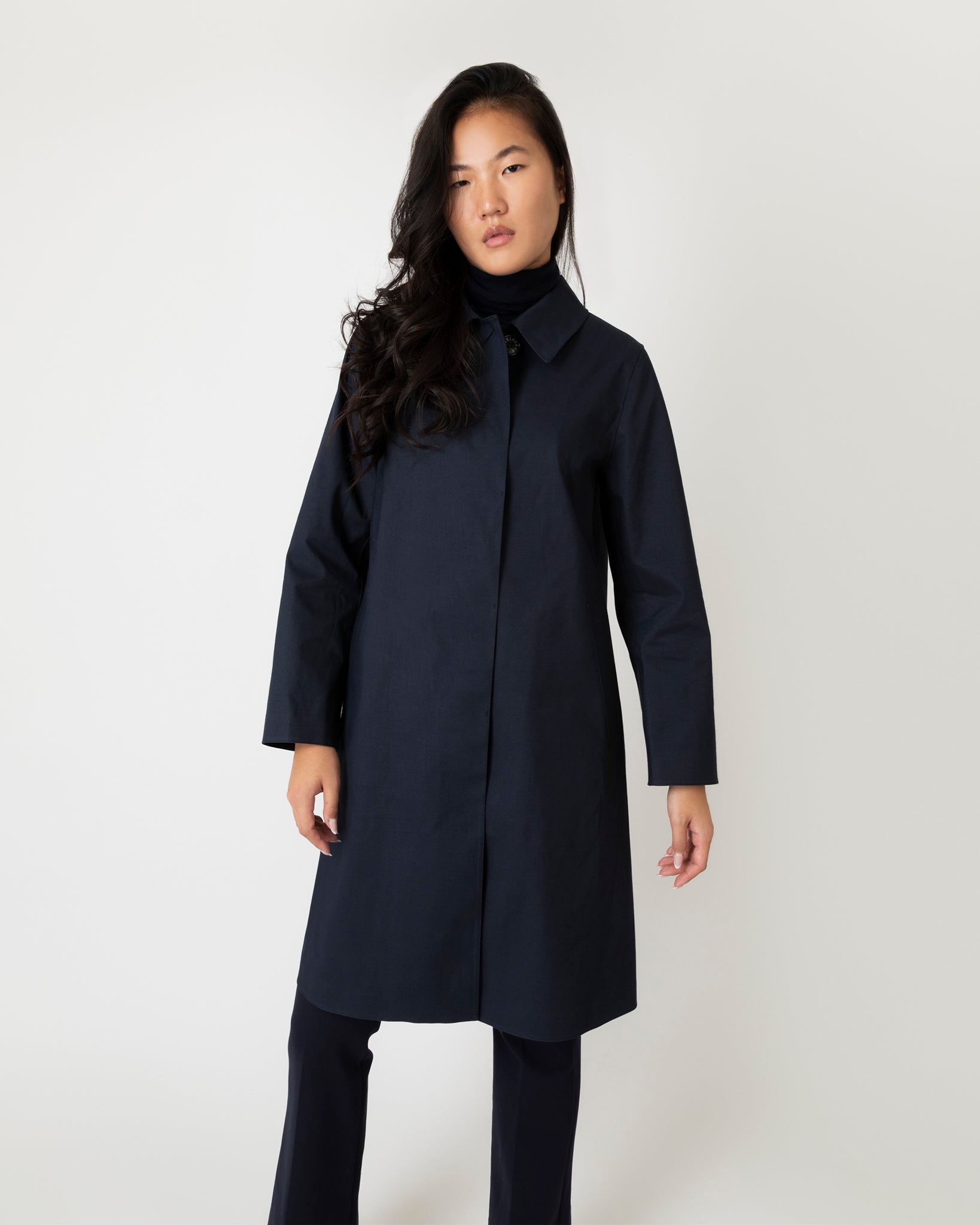 Banton Coat in Navy